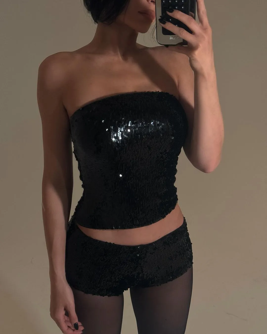 Sequin Black Set