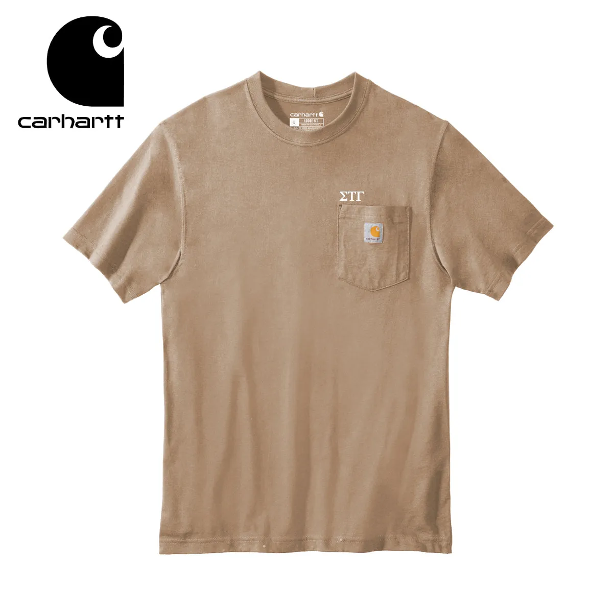 Sig Tau Carhartt Relaxed Fit Short Sleeve Pocket Tee