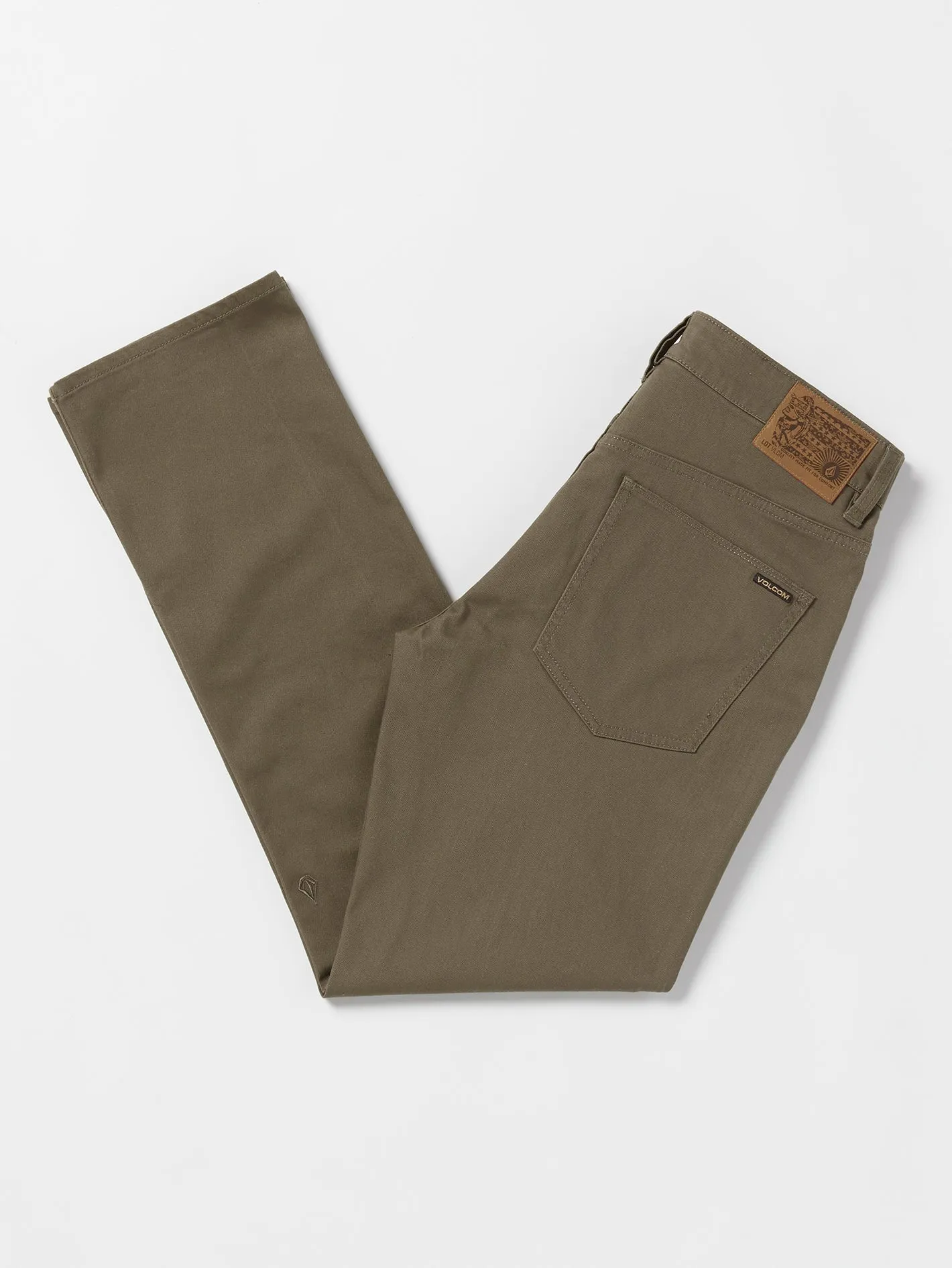 Solver 5 Pocket Slub Modern Fit Pants - Bison