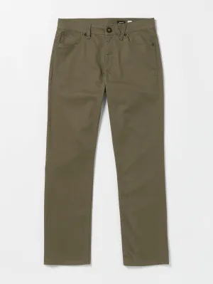 Solver 5 Pocket Slub Modern Fit Pants - Bison