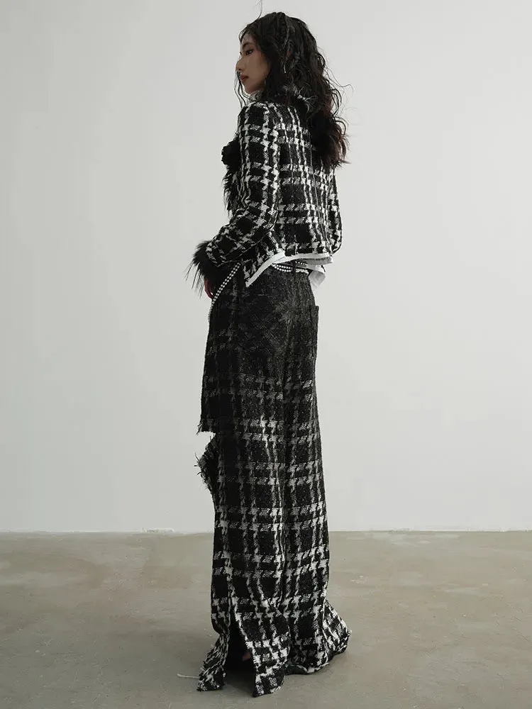 Takumi Distressed Plaid Pants