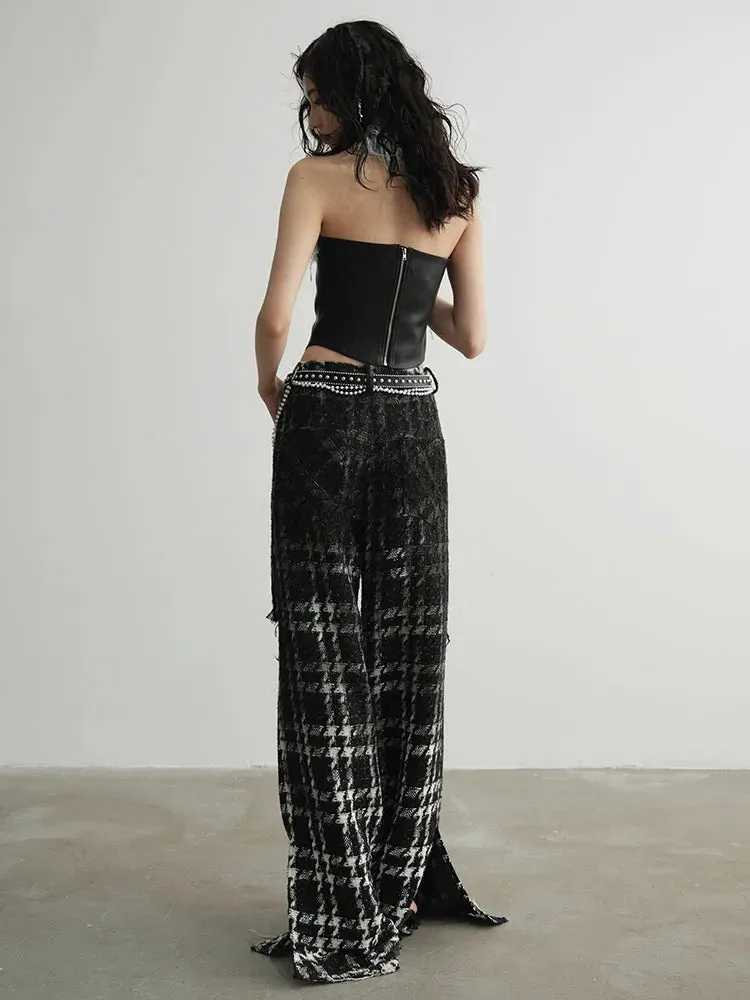 Takumi Distressed Plaid Pants