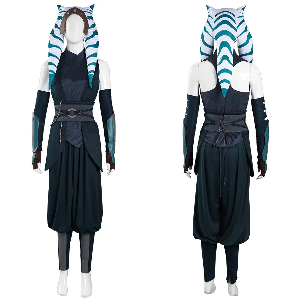 The Mando S2 Ahsoka Tano Top Pants Outfits Cosplay Costume