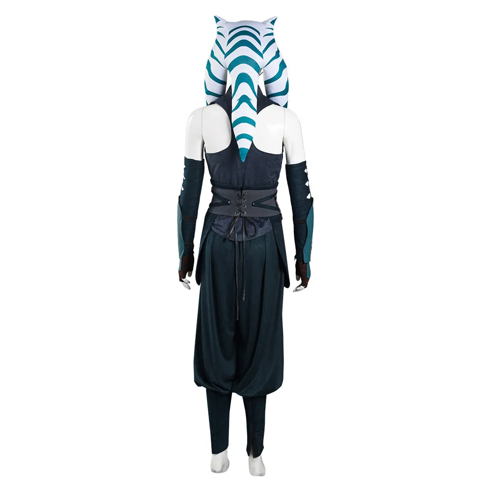 The Mando S2 Ahsoka Tano Top Pants Outfits Cosplay Costume