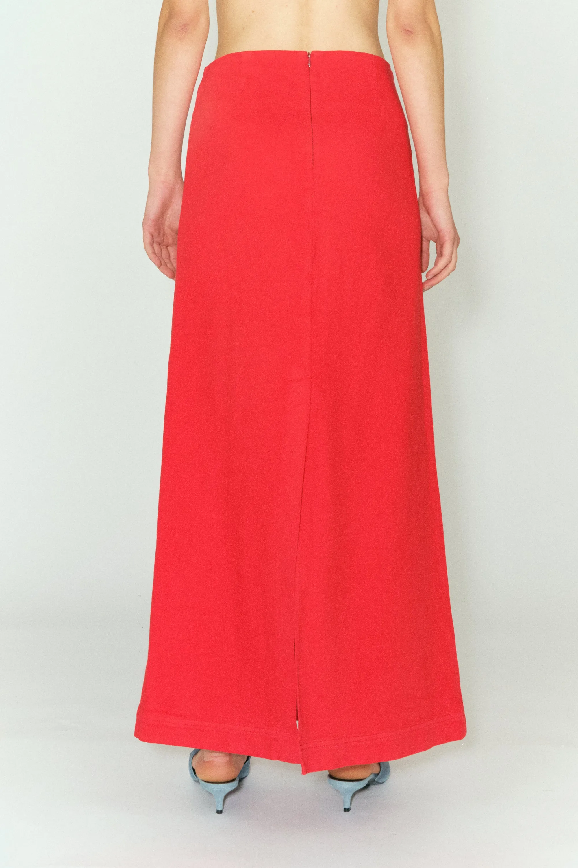 TMRW Kersee Maxi Skirt - Color - Vivienne Red