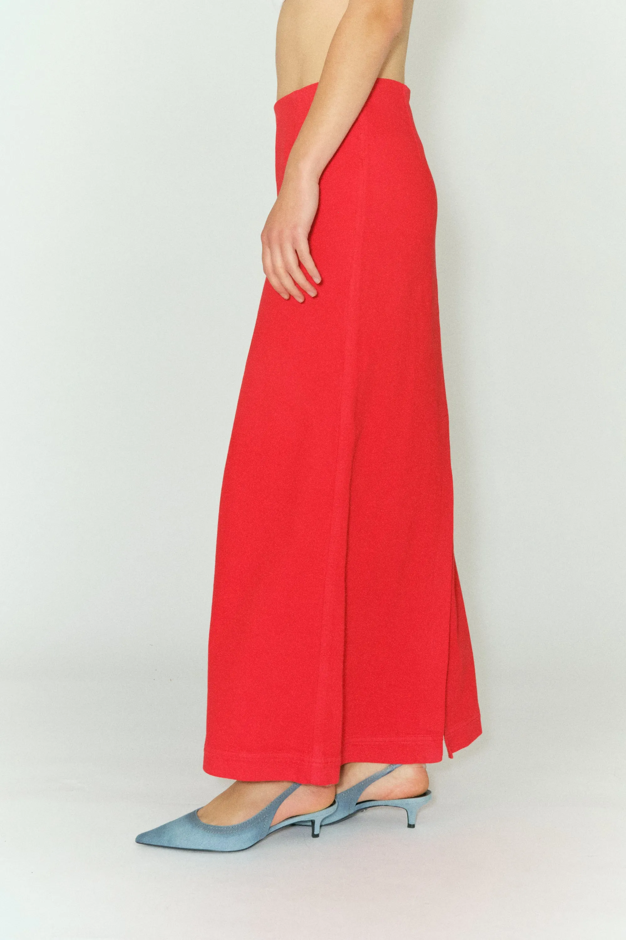 TMRW Kersee Maxi Skirt - Color - Vivienne Red