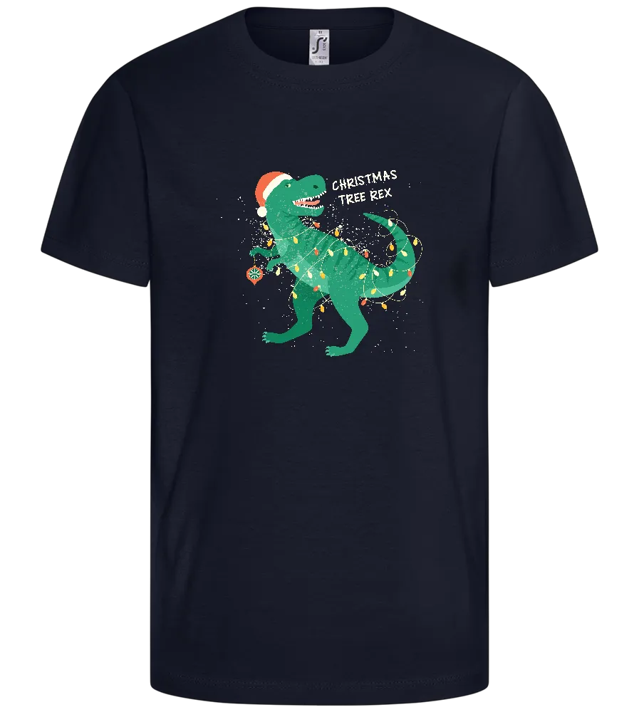 Tree Rex Christmas Design - Comfort kids fitted t-shirt