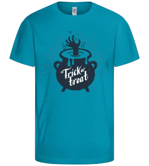 Trick or Treat Kettle Design - Comfort kids fitted t-shirt