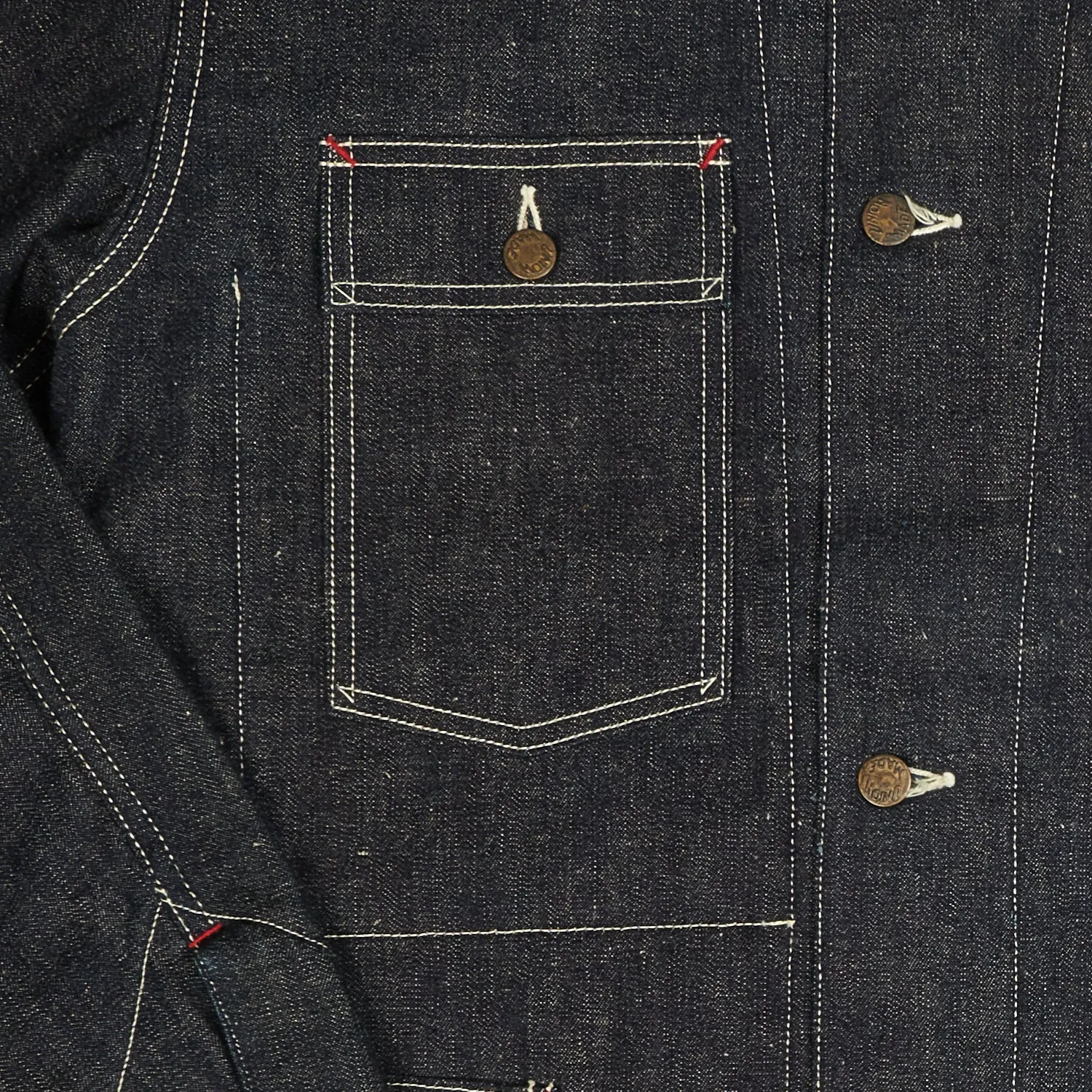 Warehouse & Co 2111 Lined Denim Coverall Jacket