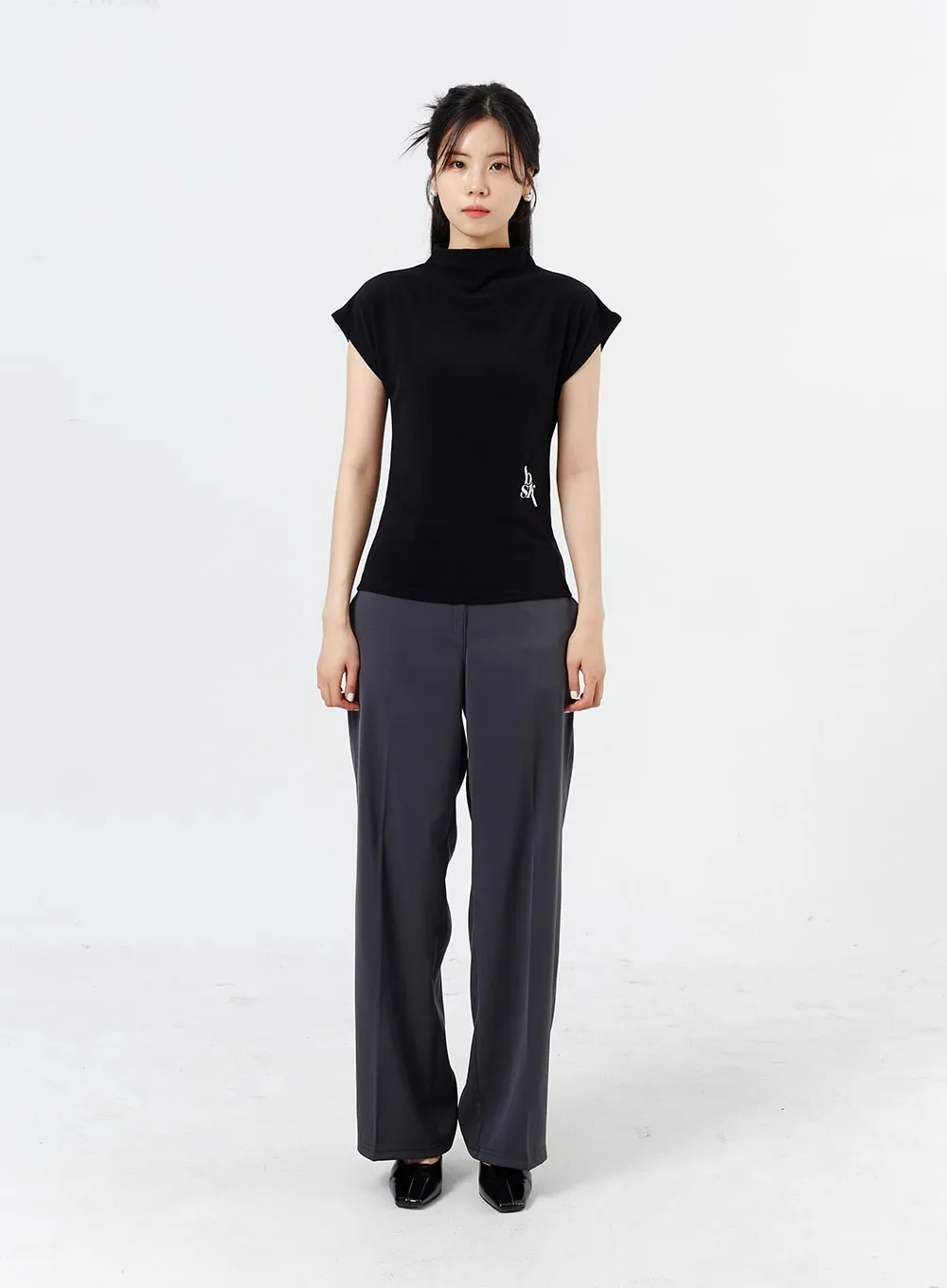 Wide Leg Tailored Pants OM320