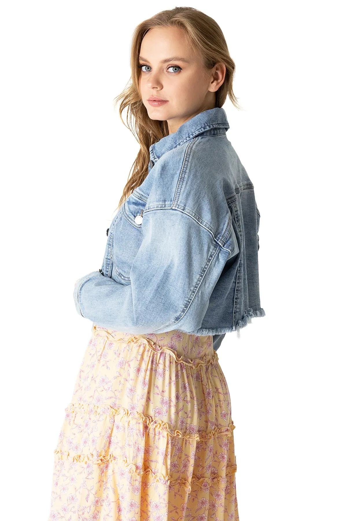 Yuma Crop Denim Jacket