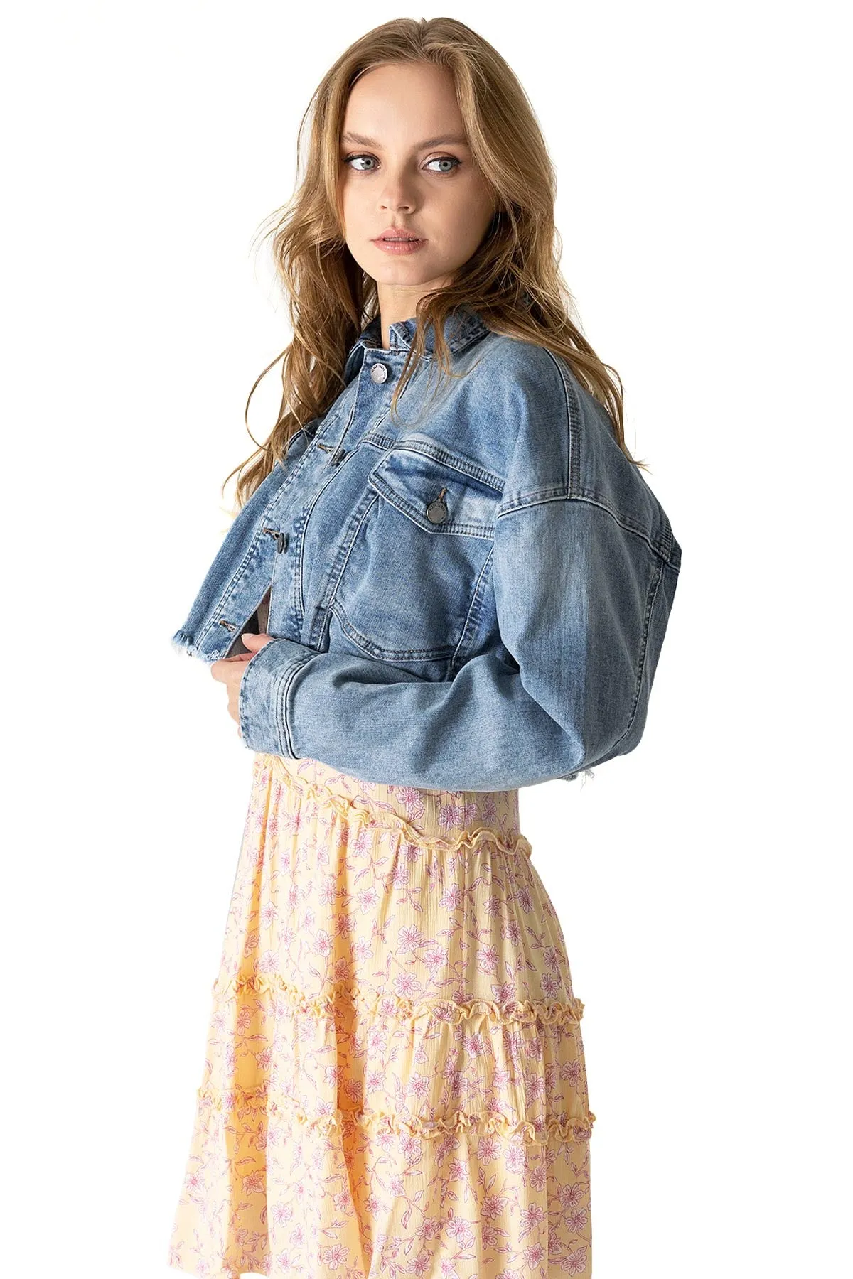 Yuma Crop Denim Jacket