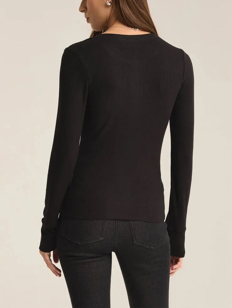 Z Supply Scarlett Rib Henley